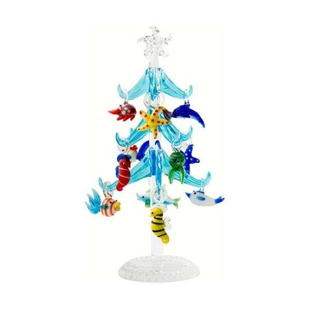 LS ARTS INC LS Arts XM-576 Tree; Sea Life; Blue - 7.75 in. XM-576